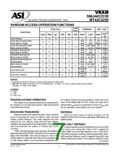 浏览型号SMJ44C251B12HJM的Datasheet PDF文件第7页