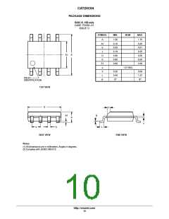 浏览型号CAT24C64WI-GT3的Datasheet PDF文件第10页
