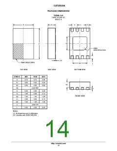 浏览型号CAT24C64WI-GT3的Datasheet PDF文件第14页