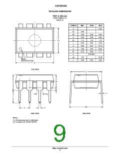 浏览型号CAT24C64WI-GT3的Datasheet PDF文件第9页