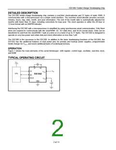 浏览型号DS1302Z+的Datasheet PDF文件第2页