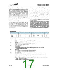 浏览型号HT48R01N的Datasheet PDF文件第17页
