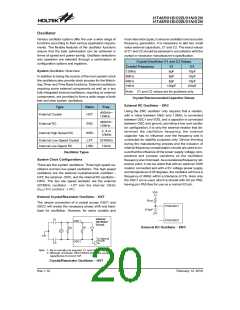 浏览型号HT48R01N的Datasheet PDF文件第20页