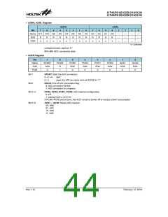 浏览型号HT48R01N的Datasheet PDF文件第44页