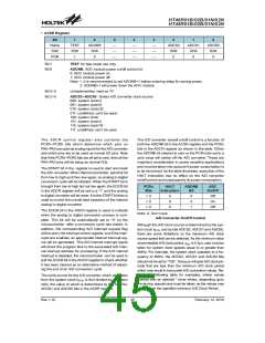 浏览型号HT48R01N的Datasheet PDF文件第45页