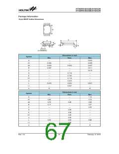 浏览型号HT48R01N的Datasheet PDF文件第67页