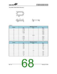 浏览型号HT48R01N的Datasheet PDF文件第68页