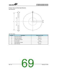 浏览型号HT48R01N的Datasheet PDF文件第69页