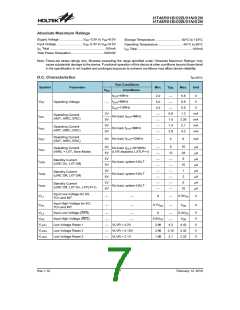 浏览型号HT48R01N的Datasheet PDF文件第7页