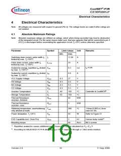 浏览型号ICE3BR0665JF的Datasheet PDF文件第19页