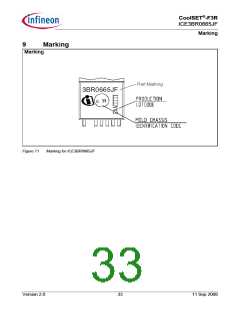 浏览型号ICE3BR0665JF的Datasheet PDF文件第33页