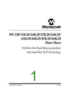 浏览型号PIC18F43K20-E/PT的Datasheet PDF文件第1页