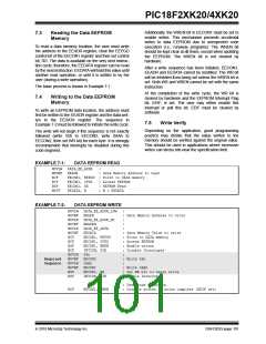 浏览型号PIC18F43K20-E/PT的Datasheet PDF文件第101页