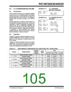 浏览型号PIC18F43K20-E/PT的Datasheet PDF文件第105页
