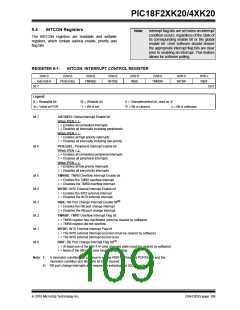 浏览型号PIC18F43K20-E/PT的Datasheet PDF文件第109页