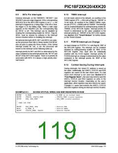 浏览型号PIC18F43K20-E/PT的Datasheet PDF文件第119页