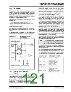 浏览型号PIC18F43K20-E/PT的Datasheet PDF文件第121页
