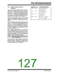 浏览型号PIC18F43K20-E/PT的Datasheet PDF文件第127页