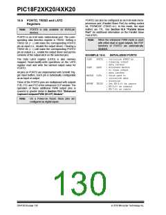 浏览型号PIC18F43K20-E/PT的Datasheet PDF文件第130页