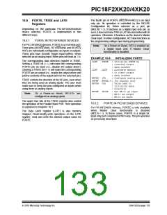 浏览型号PIC18F43K20-E/PT的Datasheet PDF文件第133页