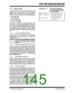 浏览型号PIC18F43K20-E/PT的Datasheet PDF文件第145页