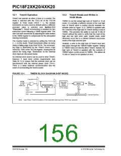 浏览型号PIC18F43K20-E/PT的Datasheet PDF文件第156页