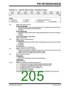 浏览型号PIC18F43K20-E/PT的Datasheet PDF文件第205页