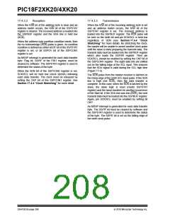 浏览型号PIC18F43K20-E/PT的Datasheet PDF文件第208页