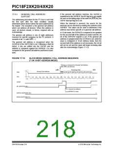 浏览型号PIC18F43K20-E/PT的Datasheet PDF文件第218页