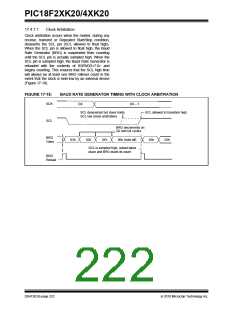 浏览型号PIC18F43K20-E/PT的Datasheet PDF文件第222页
