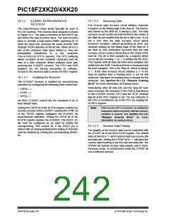 浏览型号PIC18F43K20-E/PT的Datasheet PDF文件第242页