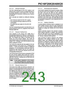 浏览型号PIC18F43K20-E/PT的Datasheet PDF文件第243页
