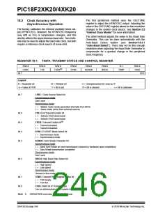 浏览型号PIC18F43K20-E/PT的Datasheet PDF文件第246页