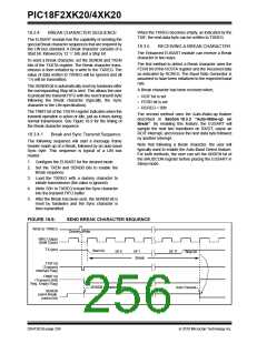 浏览型号PIC18F43K20-E/PT的Datasheet PDF文件第256页