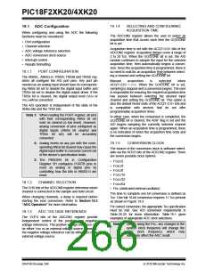 浏览型号PIC18F43K20-E/PT的Datasheet PDF文件第266页