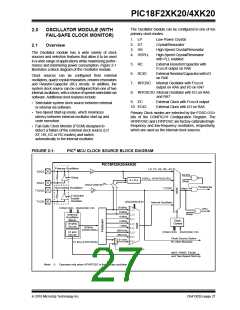 浏览型号PIC18F43K20-E/PT的Datasheet PDF文件第27页