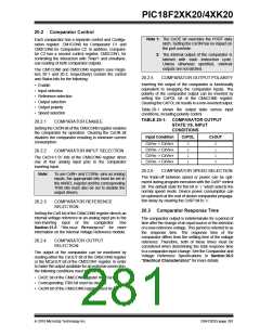 浏览型号PIC18F43K20-E/PT的Datasheet PDF文件第281页