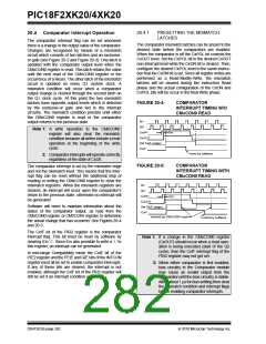 浏览型号PIC18F43K20-E/PT的Datasheet PDF文件第282页