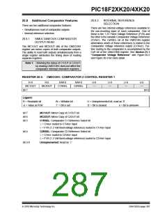 浏览型号PIC18F43K20-E/PT的Datasheet PDF文件第287页