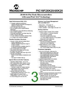 浏览型号PIC18F43K20-E/PT的Datasheet PDF文件第3页