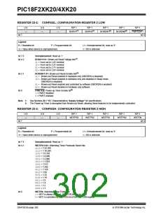 浏览型号PIC18F43K20-E/PT的Datasheet PDF文件第302页