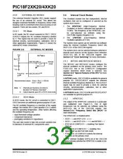 浏览型号PIC18F43K20-E/PT的Datasheet PDF文件第32页