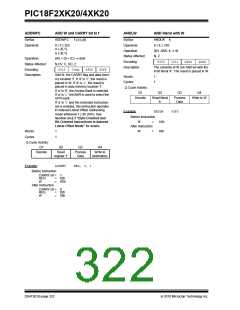 浏览型号PIC18F43K20-E/PT的Datasheet PDF文件第322页