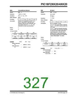浏览型号PIC18F43K20-E/PT的Datasheet PDF文件第327页
