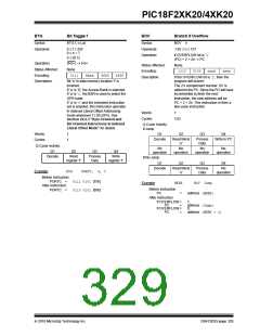 浏览型号PIC18F43K20-E/PT的Datasheet PDF文件第329页