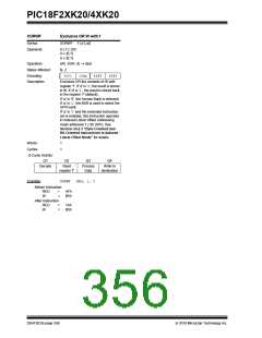 浏览型号PIC18F43K20-E/PT的Datasheet PDF文件第356页