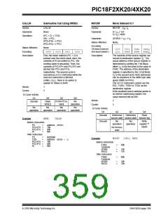 浏览型号PIC18F43K20-E/PT的Datasheet PDF文件第359页
