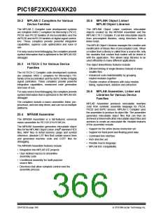 浏览型号PIC18F43K20-E/PT的Datasheet PDF文件第366页