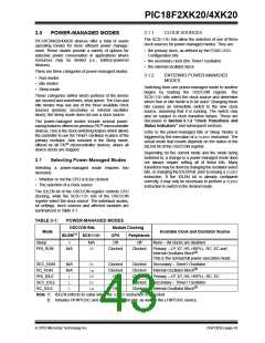 浏览型号PIC18F43K20-E/PT的Datasheet PDF文件第43页