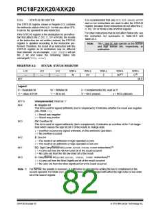 浏览型号PIC18F43K20-E/PT的Datasheet PDF文件第82页